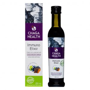 Immuno Elixir Chaga & Zwarte Bes Bio 250ml